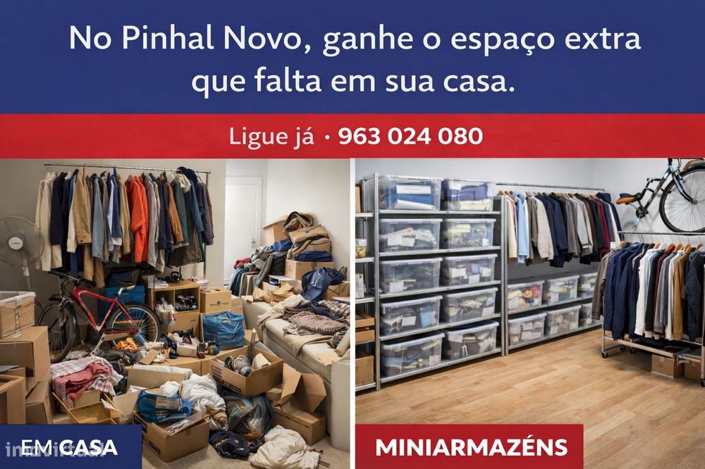 PINHAL NOVO Garagem • Armazém • Arrecadação • Self-Storage • Depósito