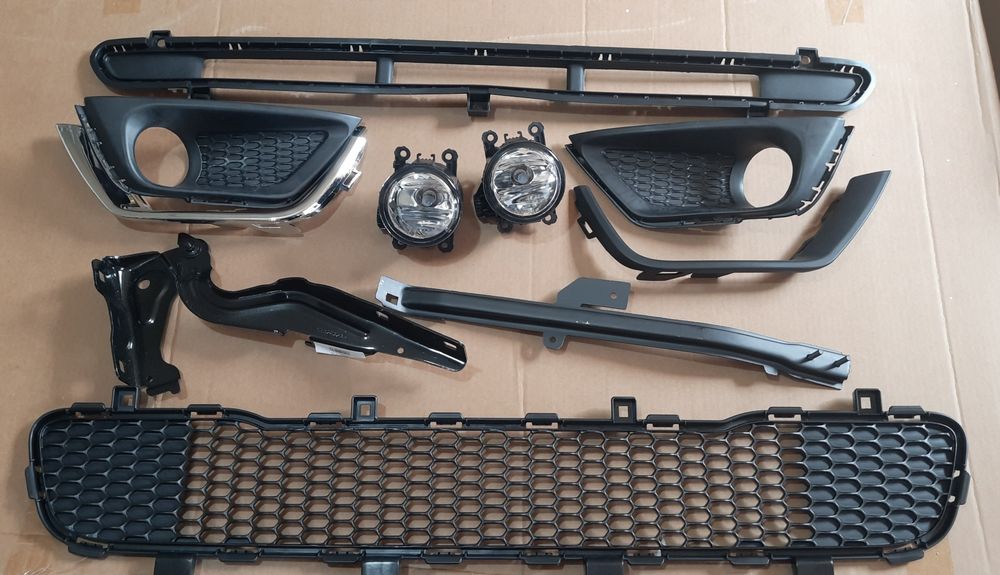 Фара ДХО Jeep Compass Компас 55112721AB 55112720AB бампер молдинг бампер Накладка кріплення