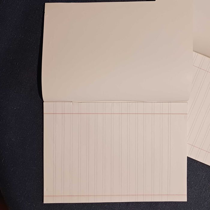 Cadernos de 2 linhas