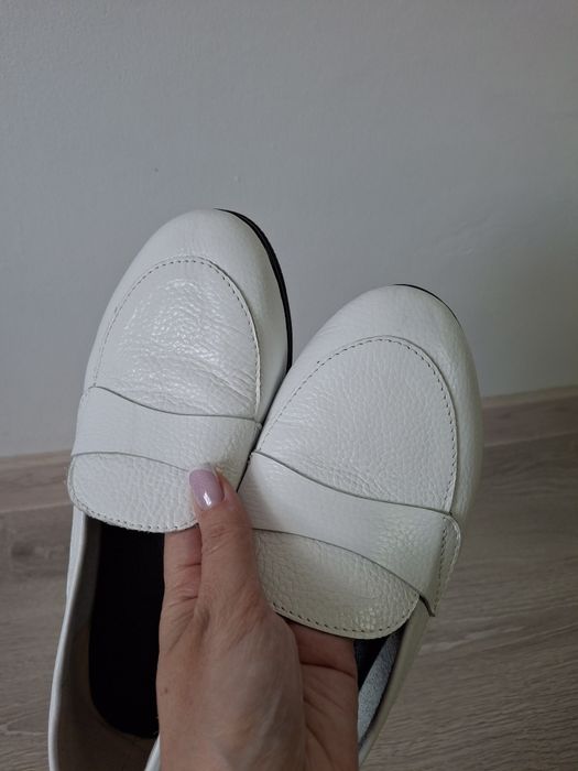 Новые кожанные балетки мокасины 39р