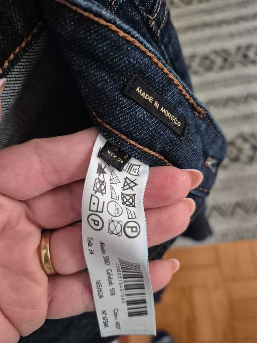 Calças em ganga como novas Massimo Dutti
