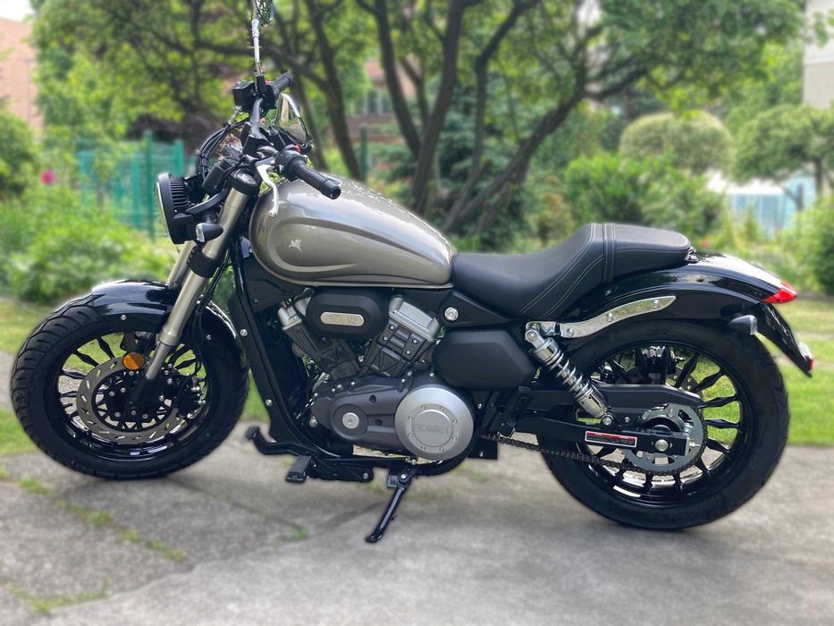 wynajem wypożyczalnia motocykli 125 na kat B JUNAK CHOPPER CRUISER