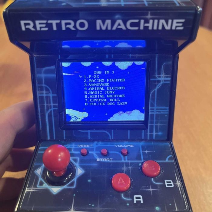 Consola Mini Máquina Retro Arcade 200 Jogos
