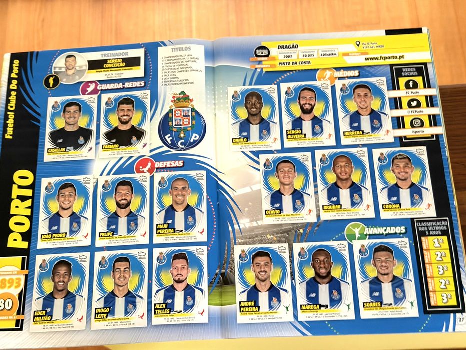 Caderneta Completa Futebol 2018/2019