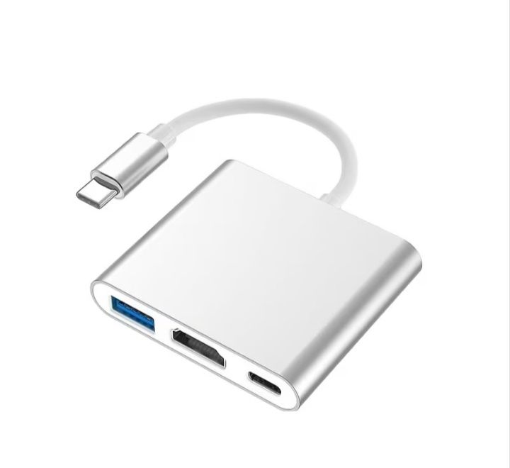 Багатопортовий адаптер 3-в-1 або USB Type-C хаб