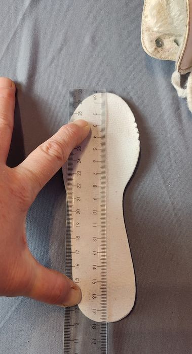 Ocieplane łyżwy figurowe dla dzieci - rozmiar 28 - 17,8 cm [#87]