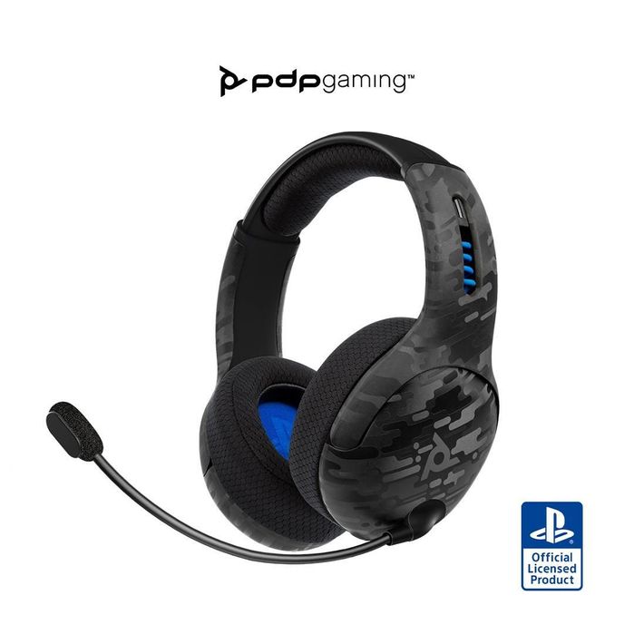 Pdp gaming lvl50 wireless stereo gaming headset black camo (ps4 / ps5
