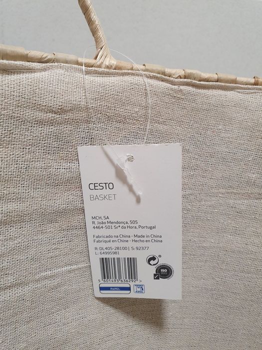 Cesto Decorativo Novo