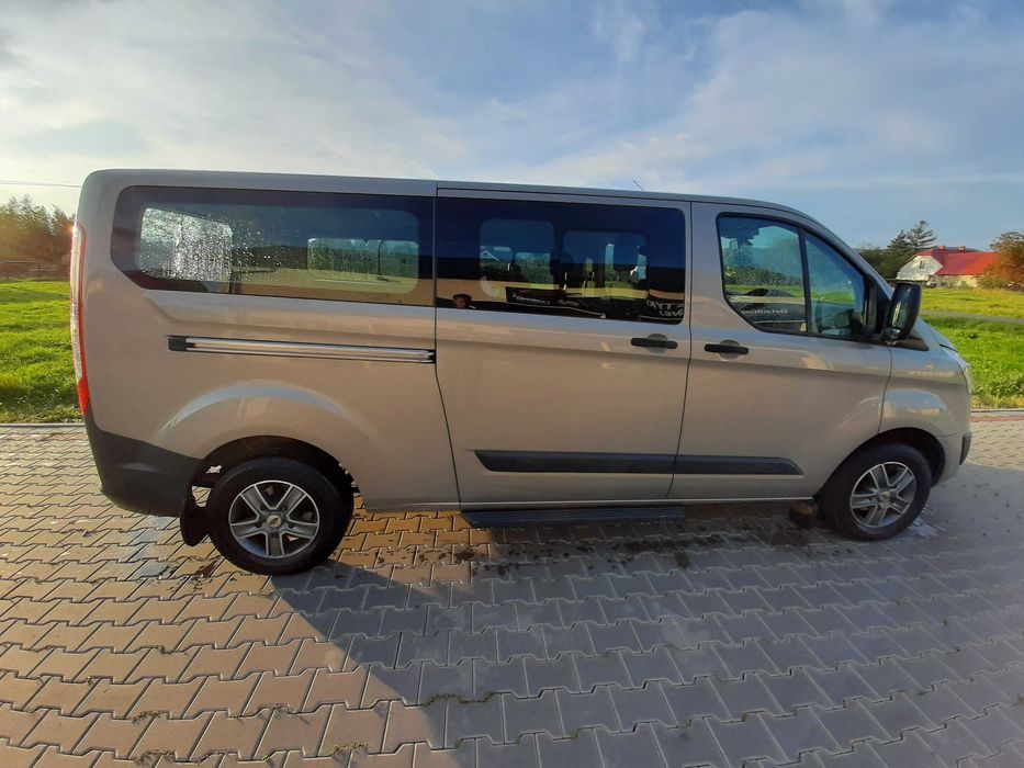 FORD TOURNEO CUSTOM 2,2  155KM 8os. 2013, Hak, Salon Polska,