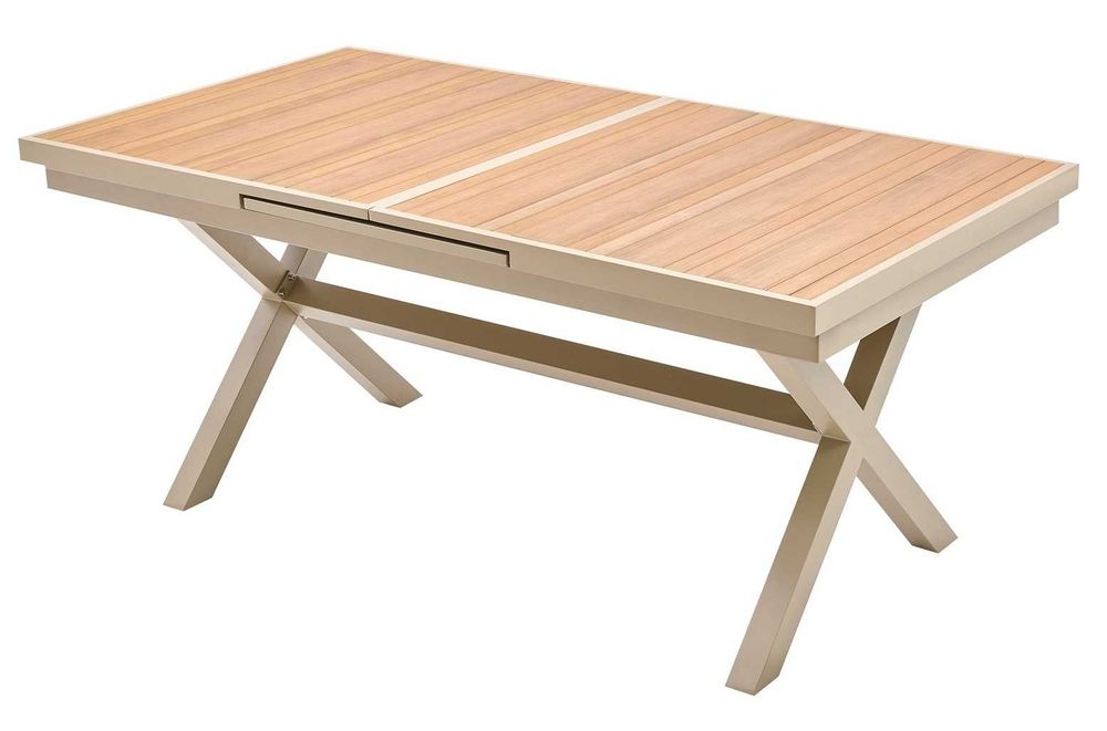 STÓŁ Kompozytowy Rozkładany Stolik Ogrodowy Nowoczesny 180/240 cm