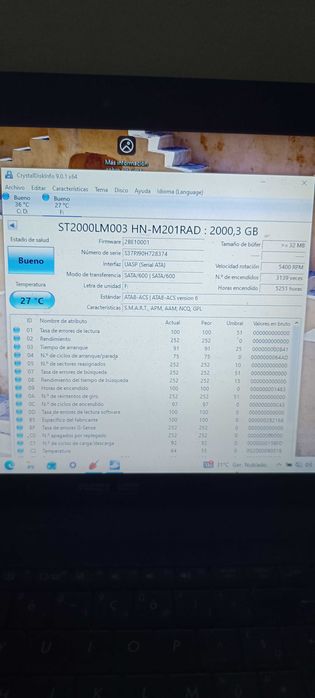 Disco duro 2tb 2.5 sata