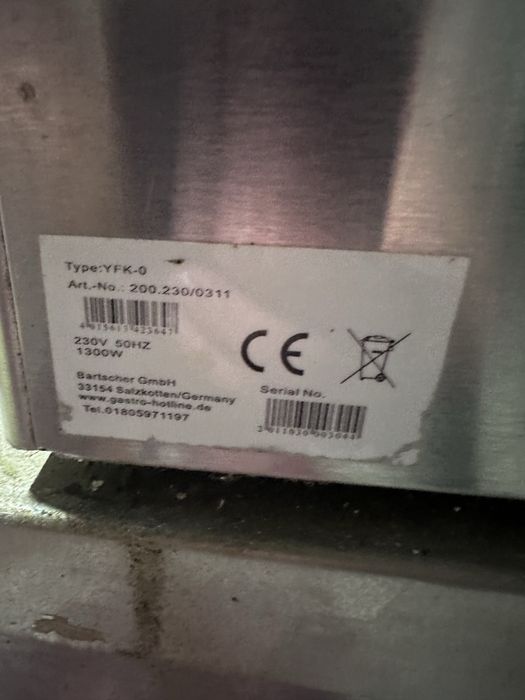 профессиональная баня (Bain Marie) фирмы Bartscher .