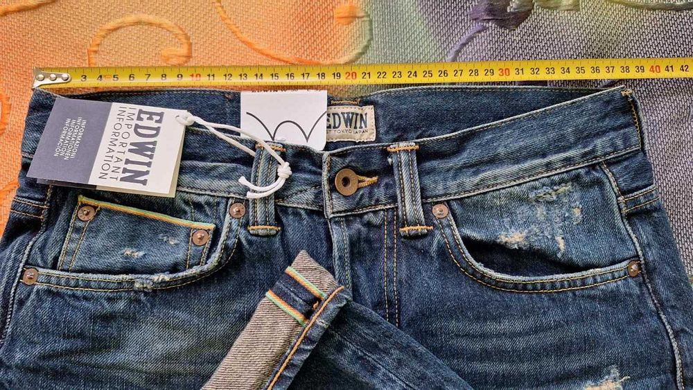 Класні селвідж джинси edwin ed-80 японський selvedge джинсы