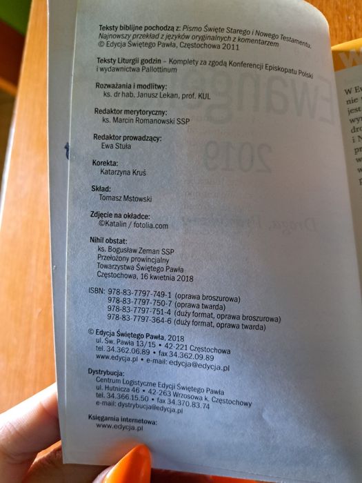 Słowo na każdy dzień EWANGELIA 2019