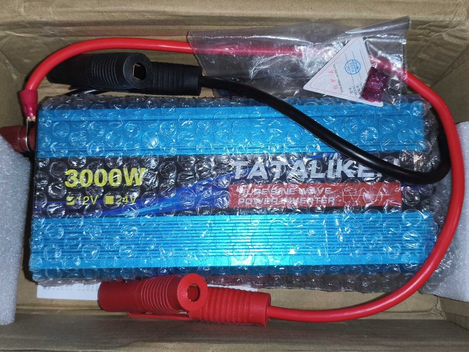НОВІ ІНВЕРТОРИ Tataliken 3000W 12/220 ШВИДКА ВІДПРАВКА Синусоїда чиста