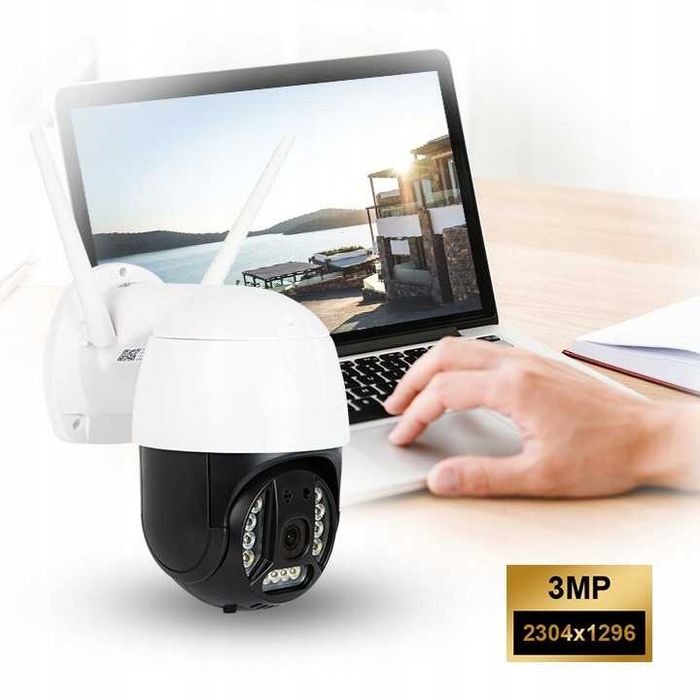 Kamera obrotowa ZOOM zewnętrzna PTZ na kartę SIM bezprzewodowa LTE GSM