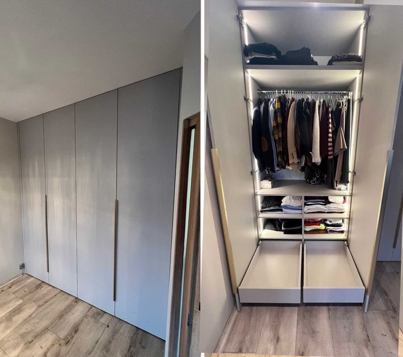 Szafy na wymiar, Skosy, Łazienki | DARMOWY PROJEKT 3D i Pomiar Rybnik