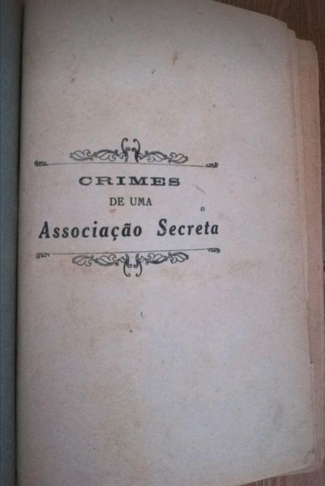 Crimes de uma associação secreta A noite de sangue