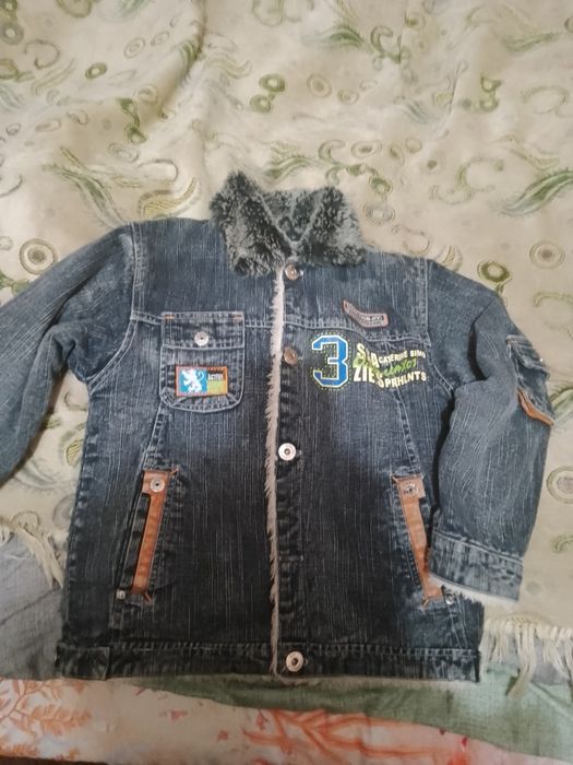 Куртка жинсова ,тепла,мальчукова