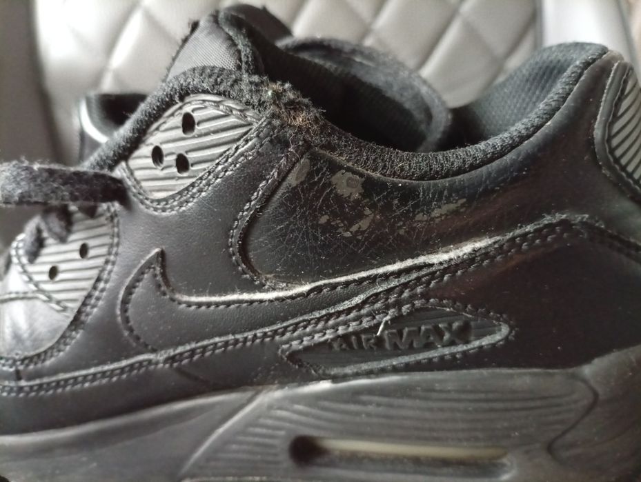 Czarne Nike Air Max 90, rozmiar 38.