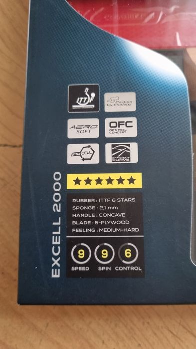 Rakietka do tenisa stołowego CORNILLEAU EXCELL 2000 Carbon