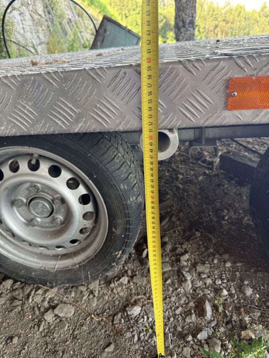 Atrelado reboque aluminio palma