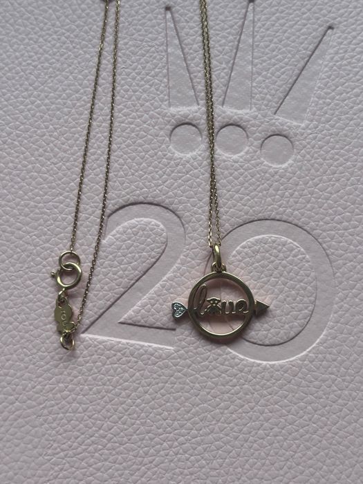 Oryginalny złoty naszyjnik Tous hb