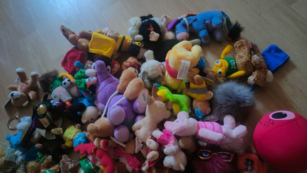 Torba małych maskotek (dużo nowych z metkami)