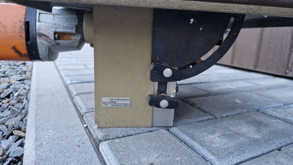 Mini pilarka piła stołowa zgrabna, VEB