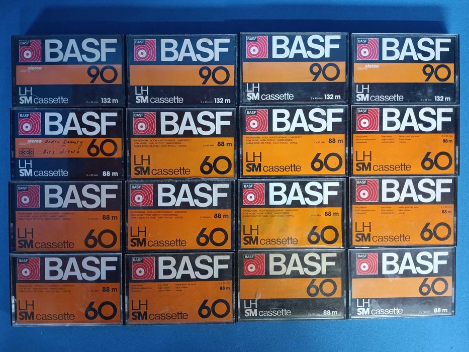 lote 16 cassetes usadas BASF