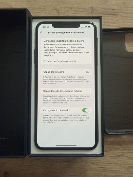 Iphone 11 Pro Max 256gb Livre Branco/Prateado Usado Excelente Estad