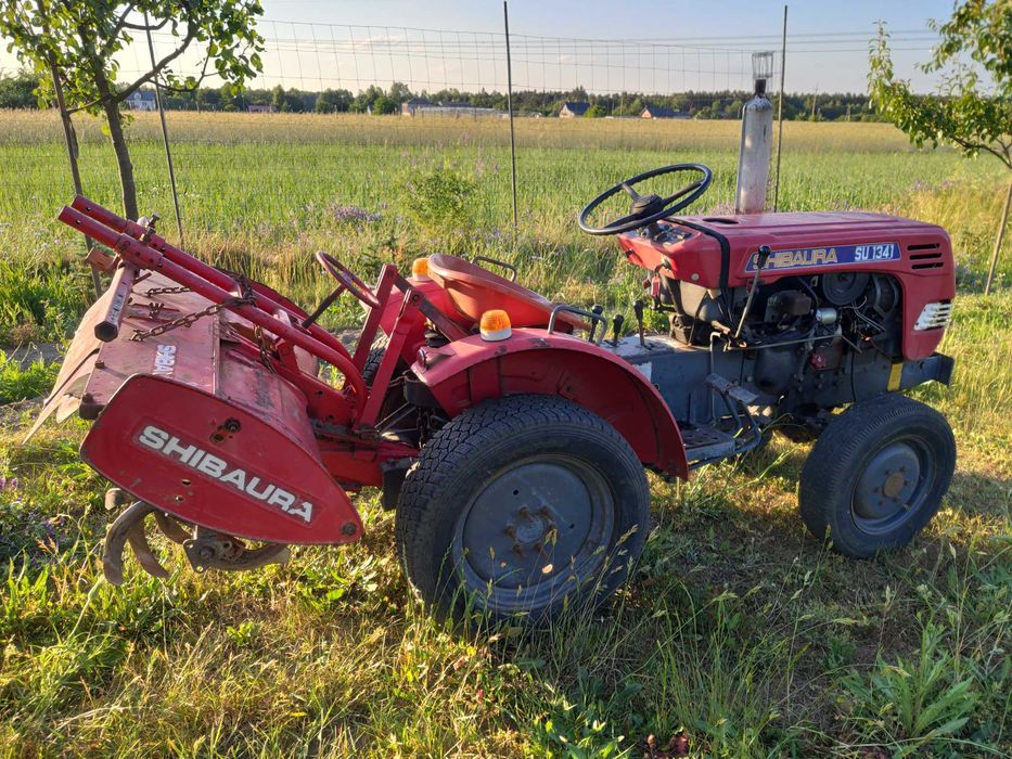 Traktor japoński traktorek 4x4 shibaura glebogryzarka iseki kubota
