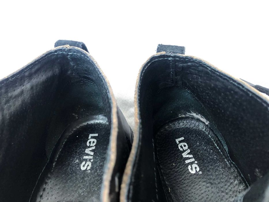 Оригинальные кожаные ботинки levi's