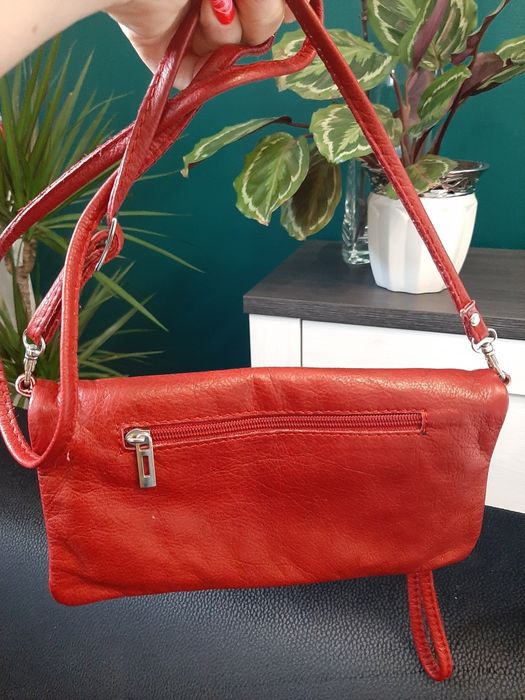 Oryginalna skórzana torba Genuine Leather skóra naturalna