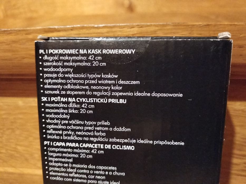 Wodoodporny pokrowiec na kask rowerowy Go Active w kolorze neonowym