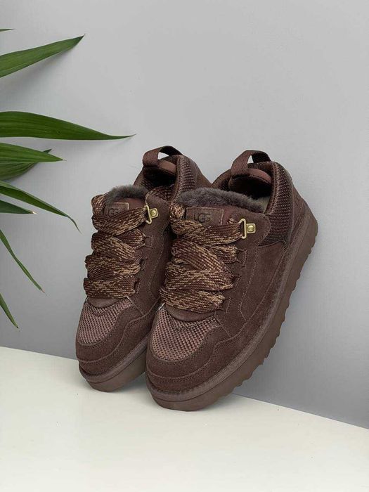Уггі UGG Lowmel Sneaker Chocolate premium угги