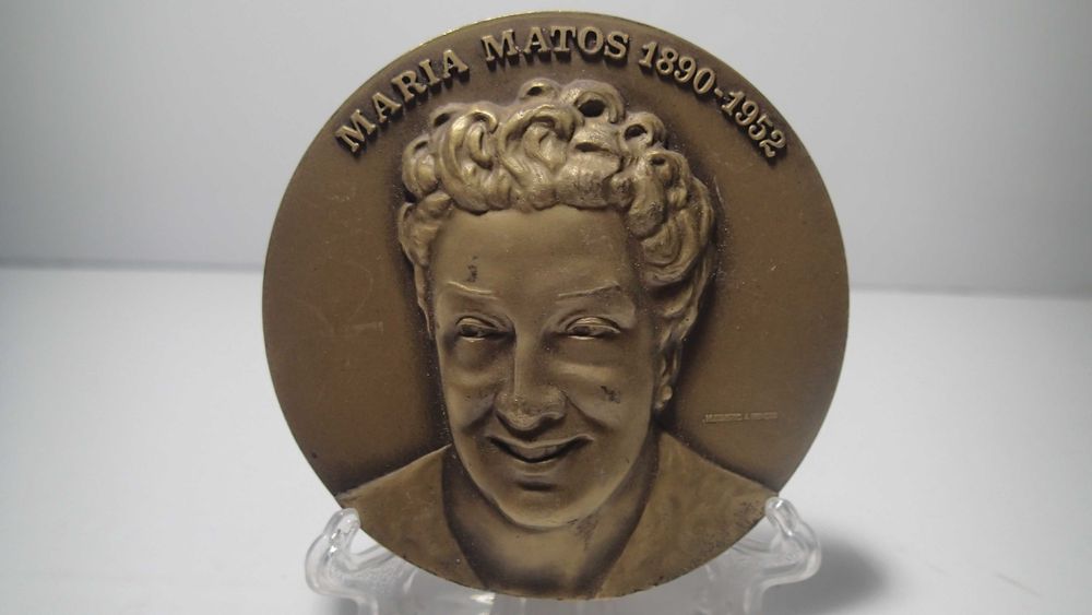 Medalha em Bronze de Maria Matos