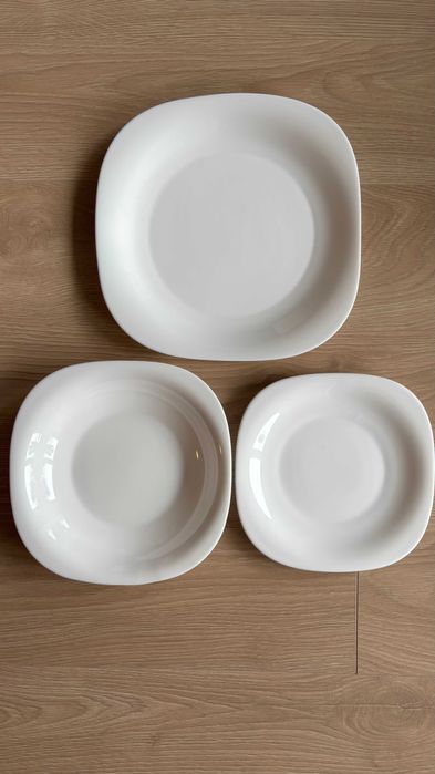 Serwis obiadowy Luminarc 51-elementów biały