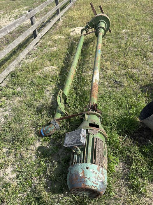 Фекальный дренажный насос НЦИ-Ф-100, рама 3м