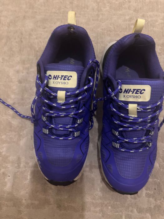 Ténis Hi-Tec Osho Roxo/Azul usados tamanho 37