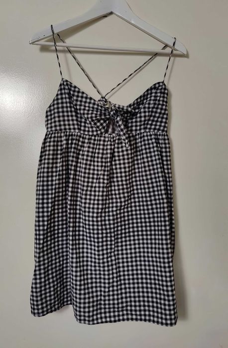 Vestido xadrez laço na frente - Pool, 38