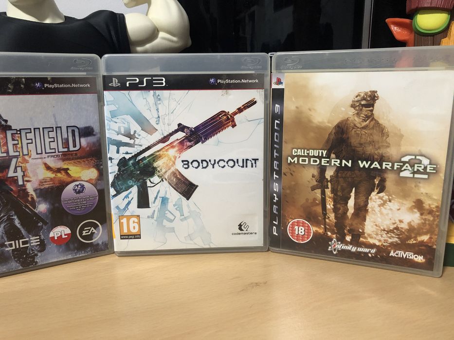 Zestaw Strzelanek Call of Duty  Battlefield PL PS3 PlayStation 3