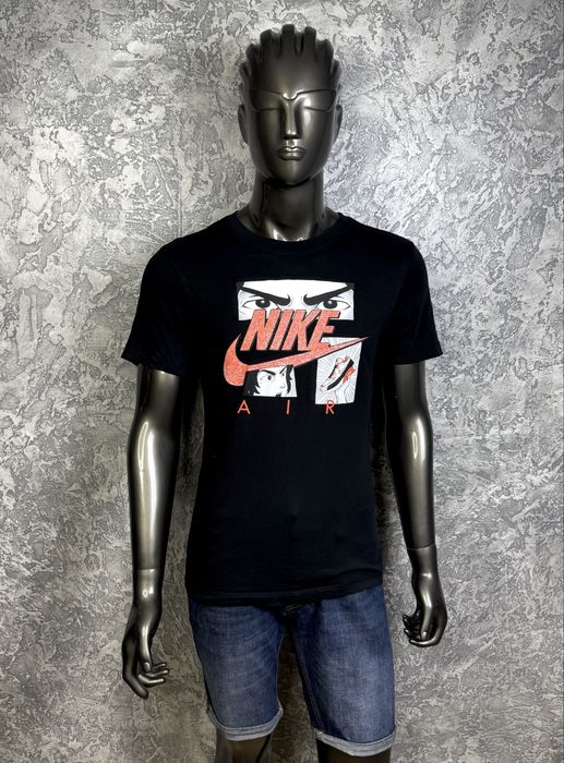 Nike Air Tee футболка S размер спортивная черная с принтом