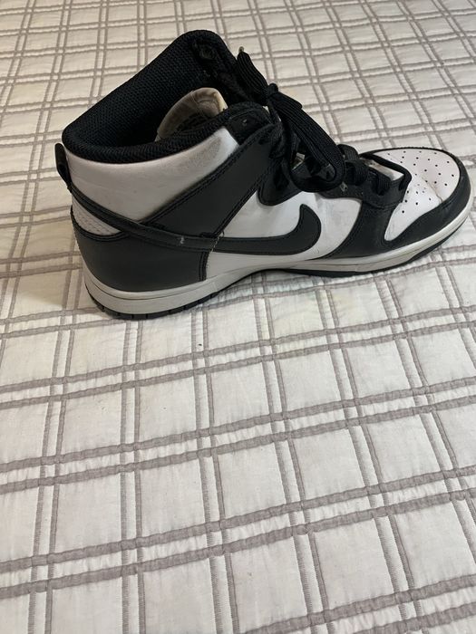 Кеди Nike Dunk High Black White Panda / кроссовки найк