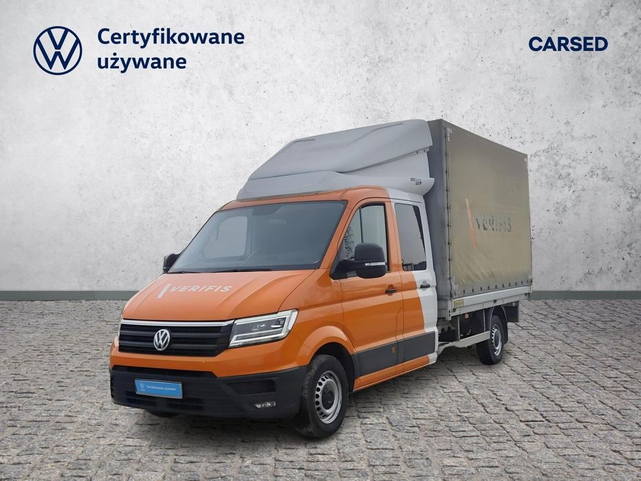 Volkswagen Crafter 35 Podwójna kabina  Crafter 177 km DSG 6 os. Firanka BRUTTO, Salon Polska, ASO