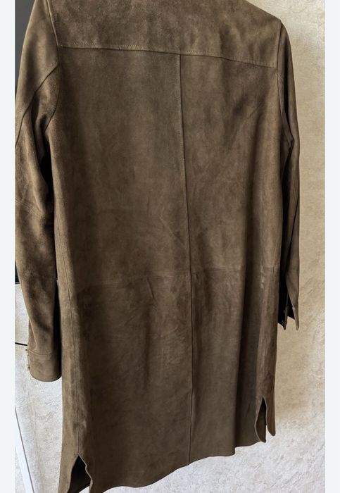 Рубашка тренч замшевый Massimo Dutti