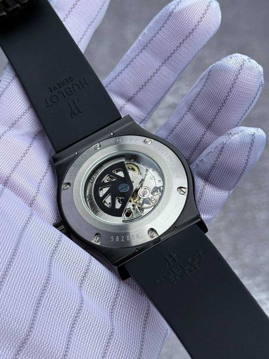 Швейцарские механические часы Хублот с автоподзаводом. Мужские часы