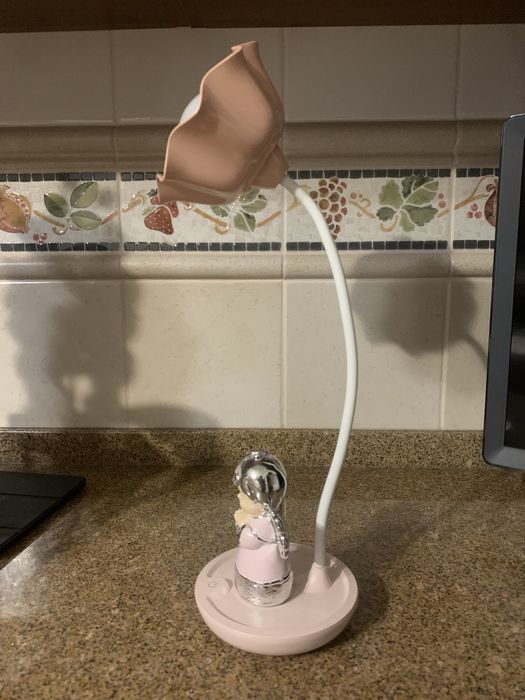 Candeeiro maleável com anjo