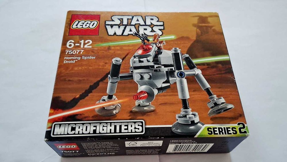 Lego Star Wars 75077 Homing Spider Droid Microfighter Series 2 selado
