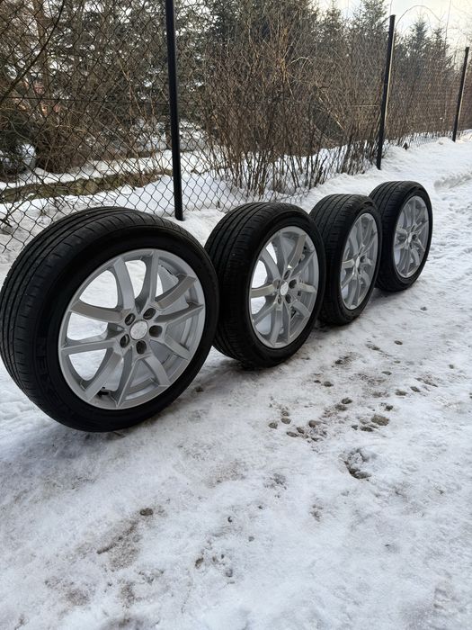 Felgi Koła 5x112 17   Opony Letnie Skoda VW Audi